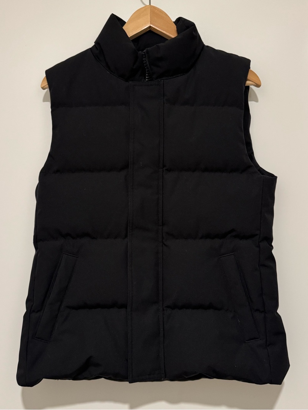 Tna The Powder Parka Black 700+ Goose Down Puffer Vest Size S